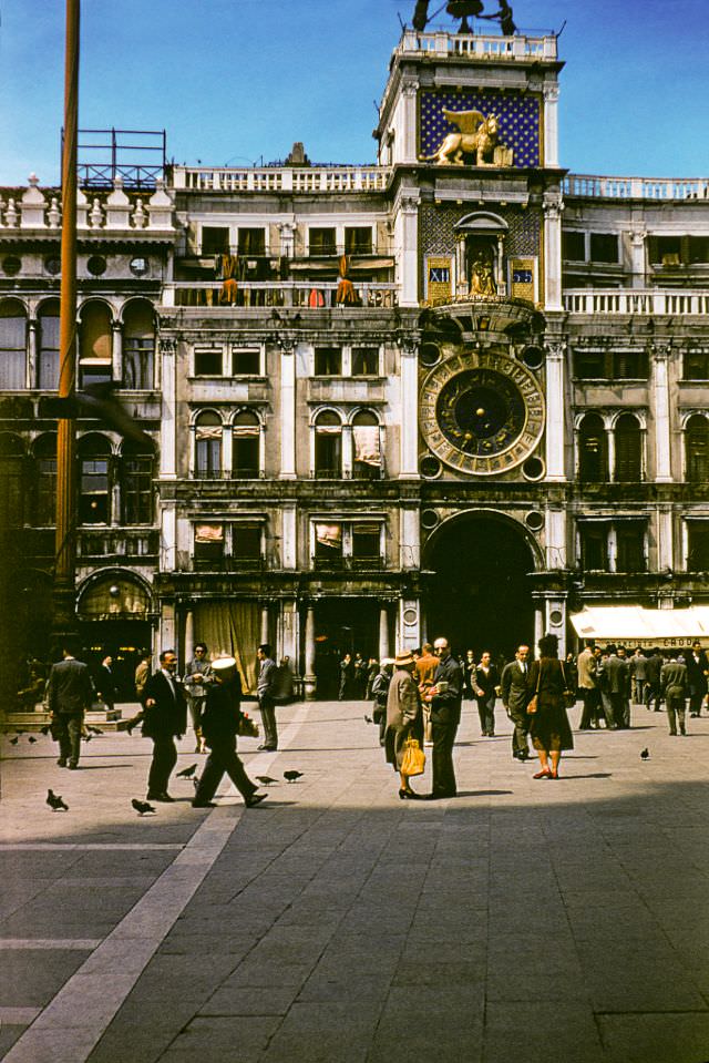 #16 St Mark’s Square, Venice, 1950s