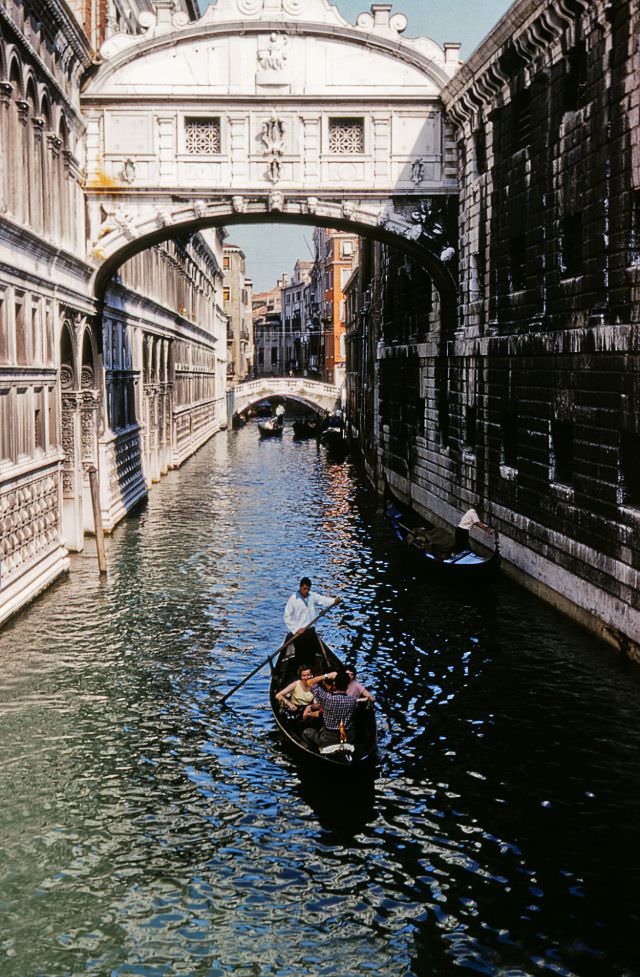 #3 Bridge of Sighs, Rio de Palazzo, Venice, 1950s