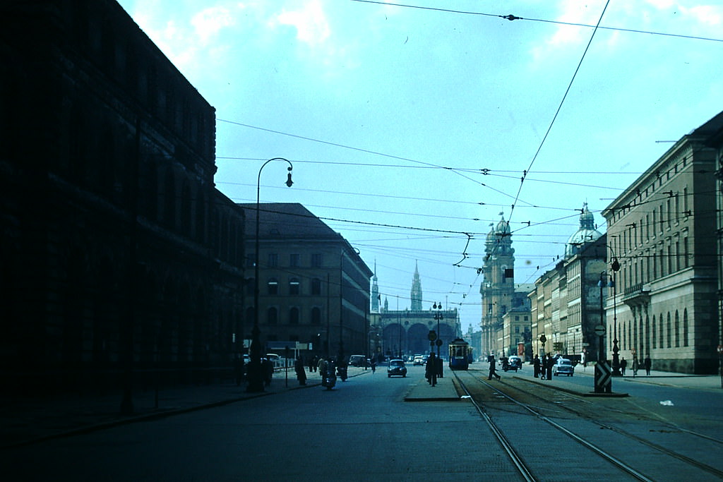 #13 Ludwigstrasses-Theatener Church- Munich, Germany, 1953