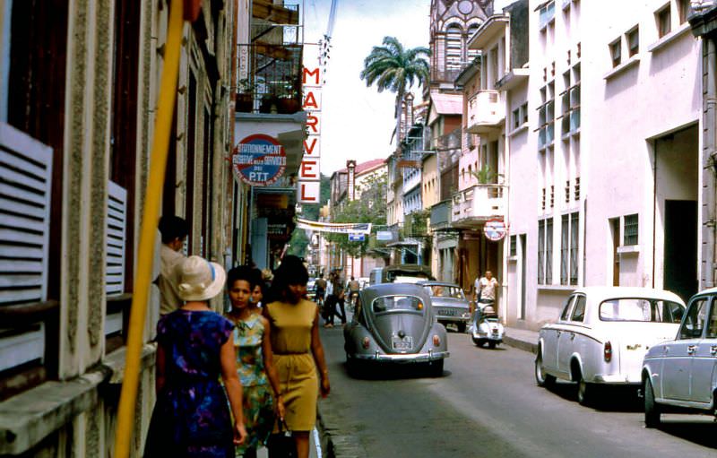 #1 Fort-de-France street scenes, Martinique, 1960s