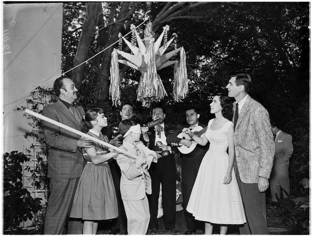 TV show ‘Let’s Take a Trip’ rehearsal of festival La Posada, 8 December 1956.