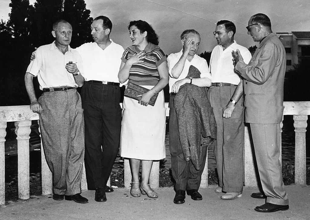 The Soviet Film Delegation at Venice Film Festival.