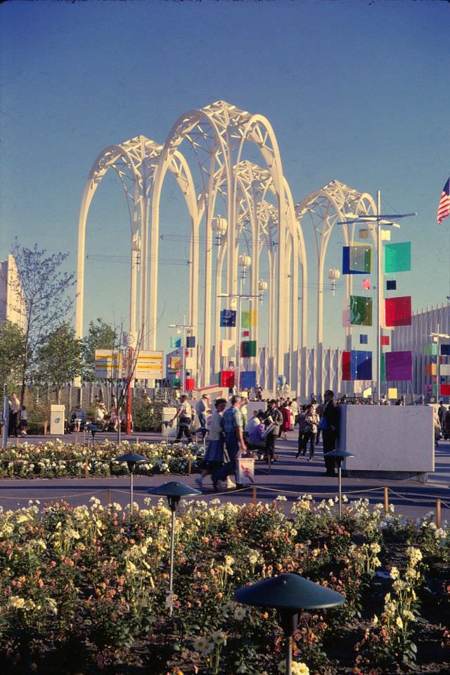 #16 The Science Pavilion arches during the 1962 World’s Fair in Seattle, Washington