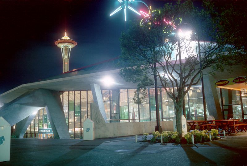 #6 Coliseum 21 and the Space Needle at the 1962 Seattle World’s Fair