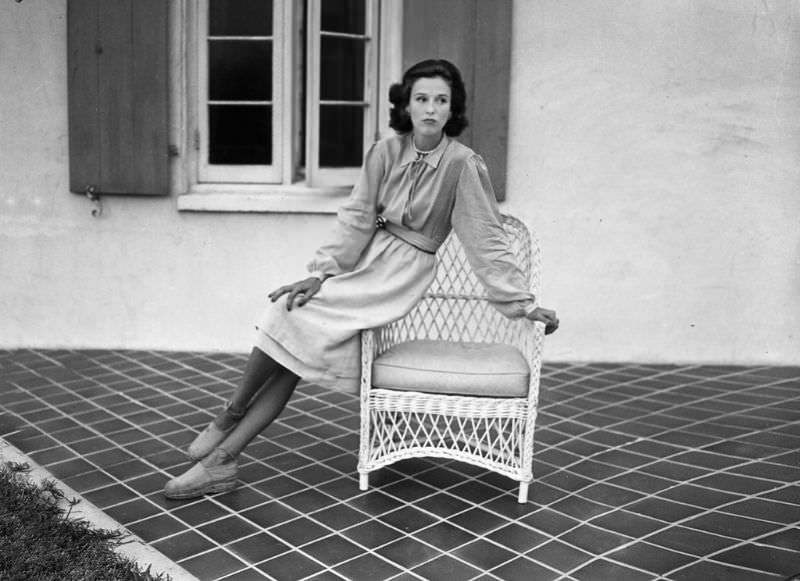 #33 Babe Paley at her home in Hobe Sound, Florida, 1947