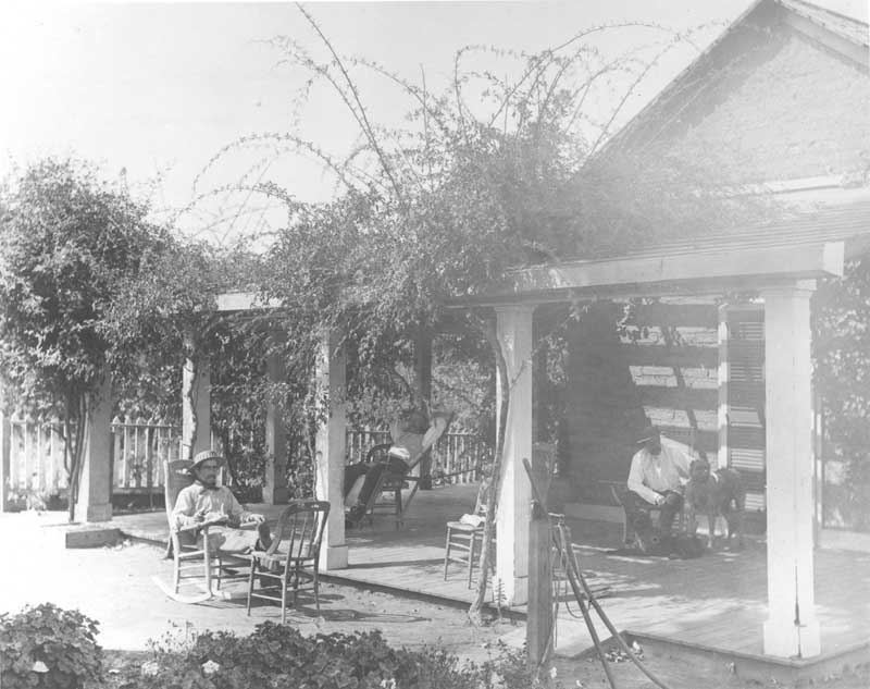 #72 Veranda looking East, 1880s