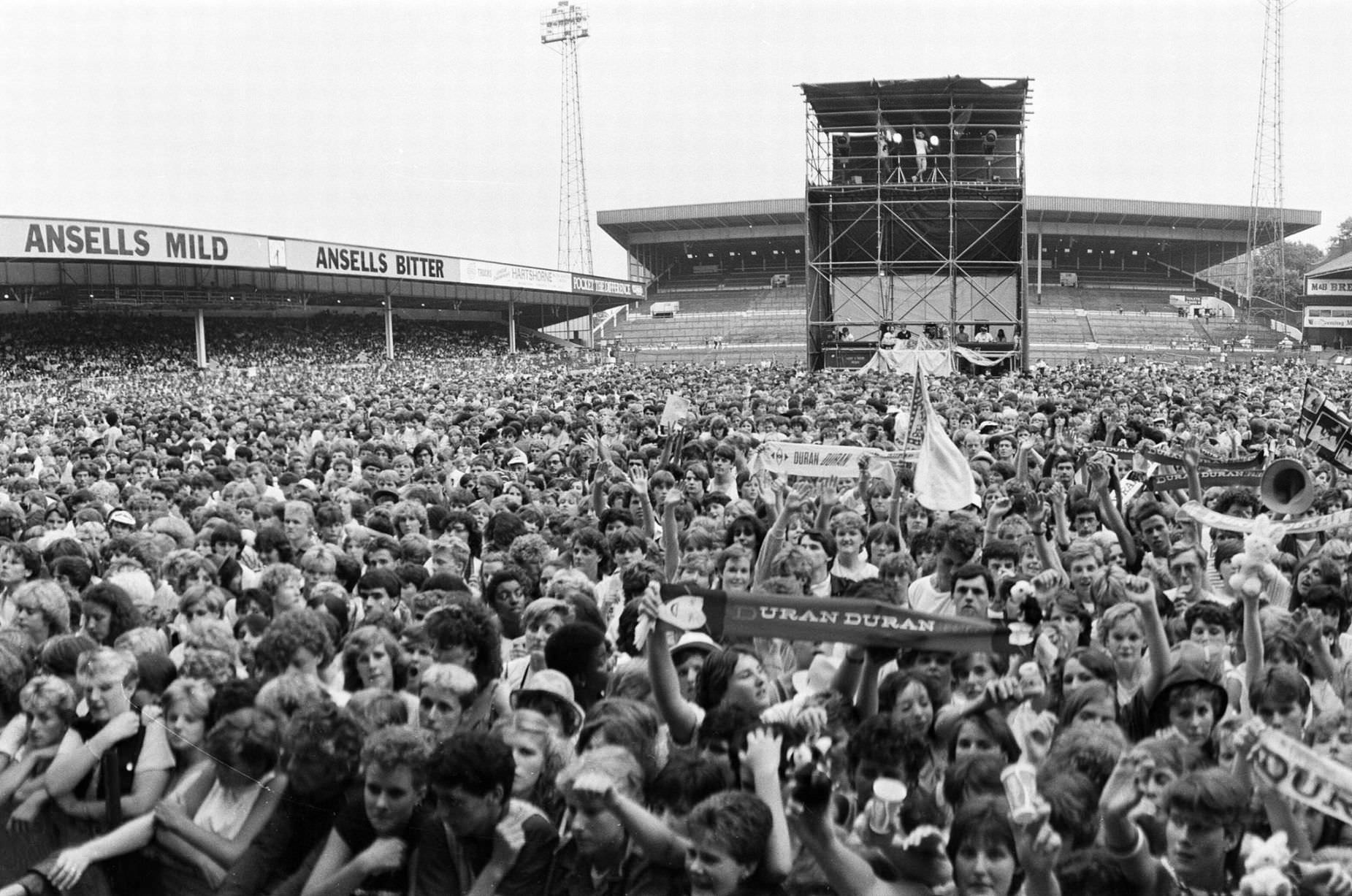 #1 Duran Duran in Concert at Villa Park, Birmingham, Saturday 23rd July 1983.