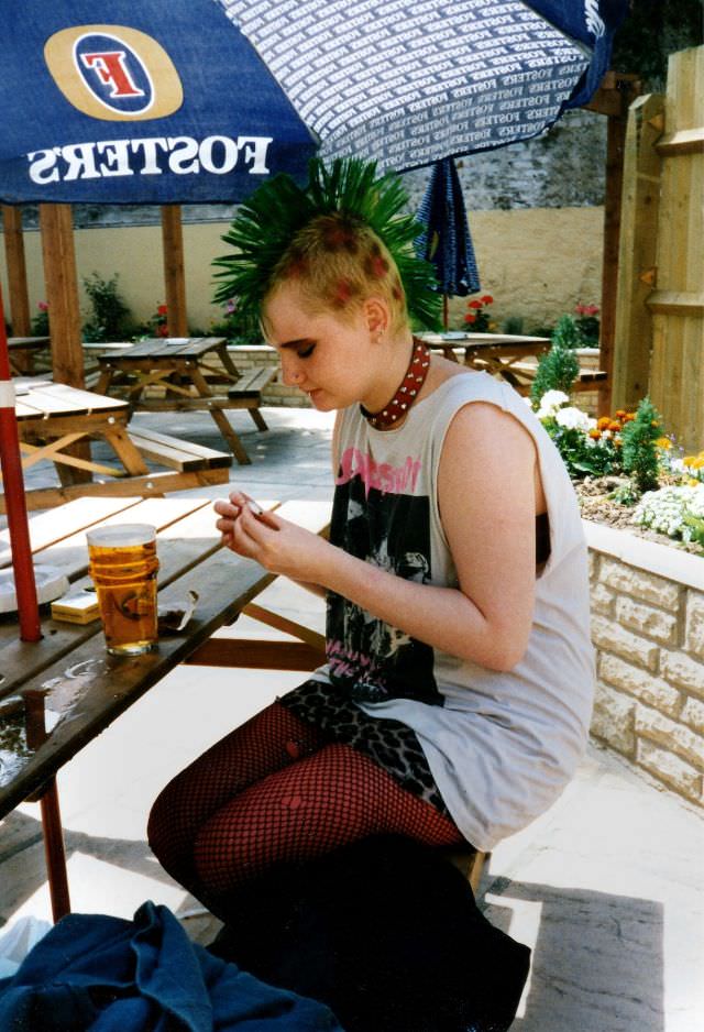 #9 An individual” in the beer garden of the Hobgoblin, July 1994