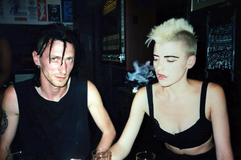 #26 Paul and Akasha at the Green Dragon, Sydney Street, April 1994