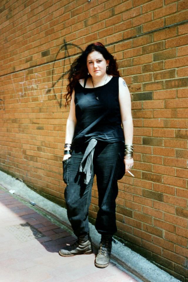 #17 Sophie in the alleyway by the Quadrant, 30th July 1994