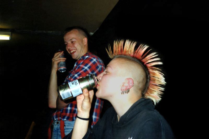 #31 Special Brew in the basement room next to the Heart and Hand, North Street, 1994