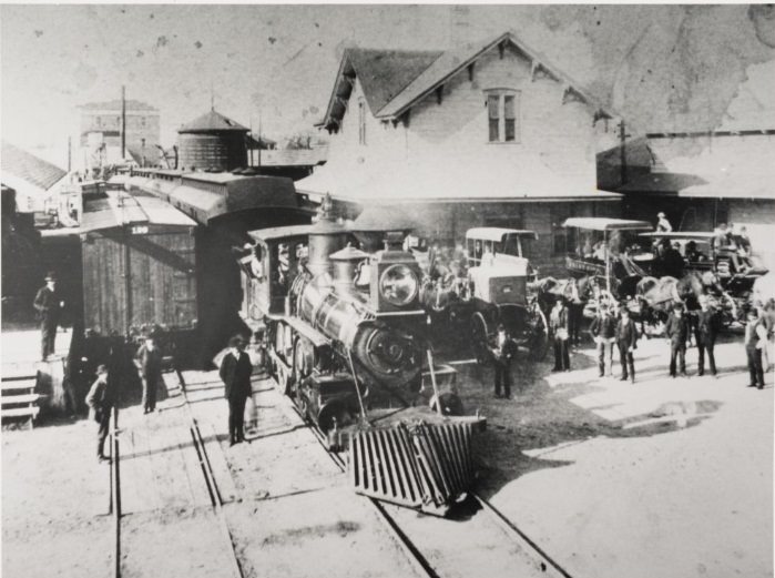 #29 SF and NP Depot, Santa Rosa 1880