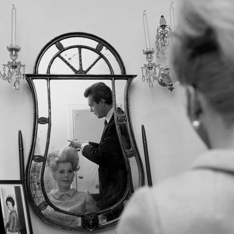 #9 Zsa Zsa Gabor and Rene of Mayfair, London, May 1965