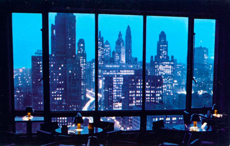 #14 View from the Allerton Hotel, “Tip Top Tap” Cocktail Lounge, Chicago