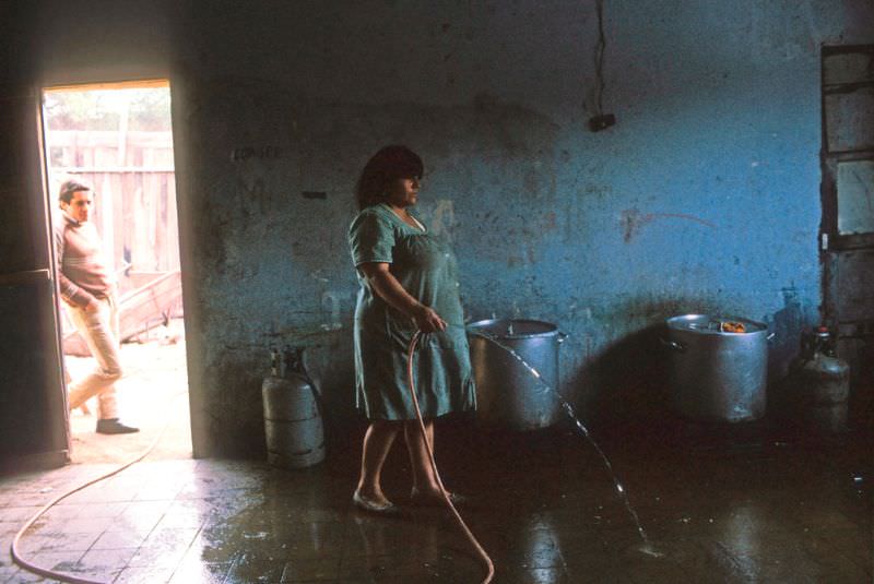 #43 Soup kitchen, Poblacion La Victoria, Santiago, 1988