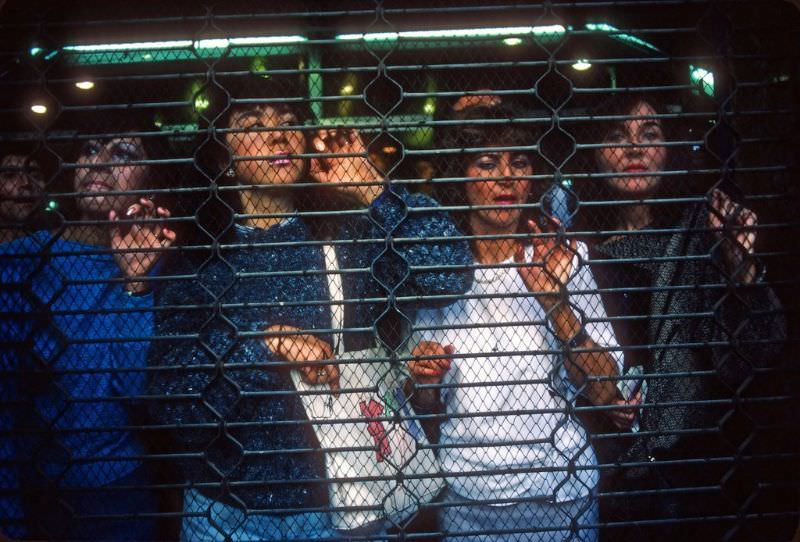 #50 Women watching a violent demo, Santiago, 1988