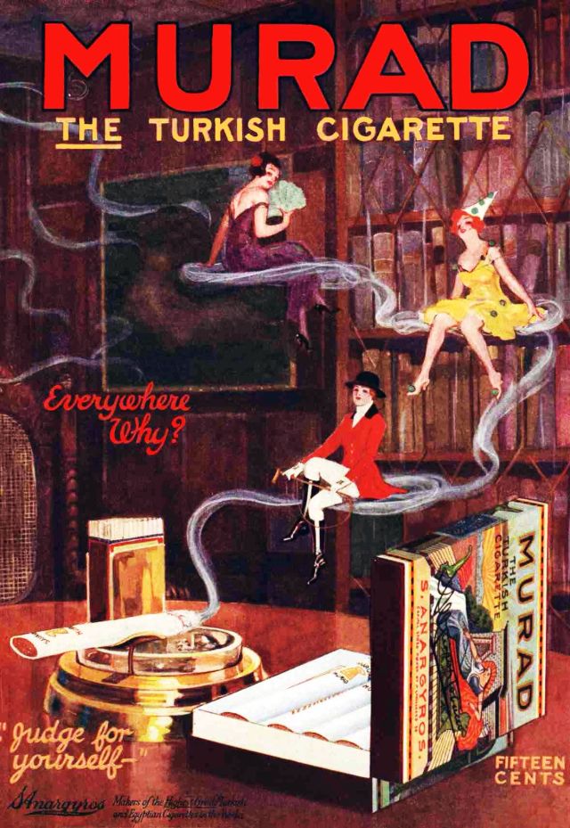 Murad, The Turkish Cigarette, “Everywhere… Why?”, 1920s