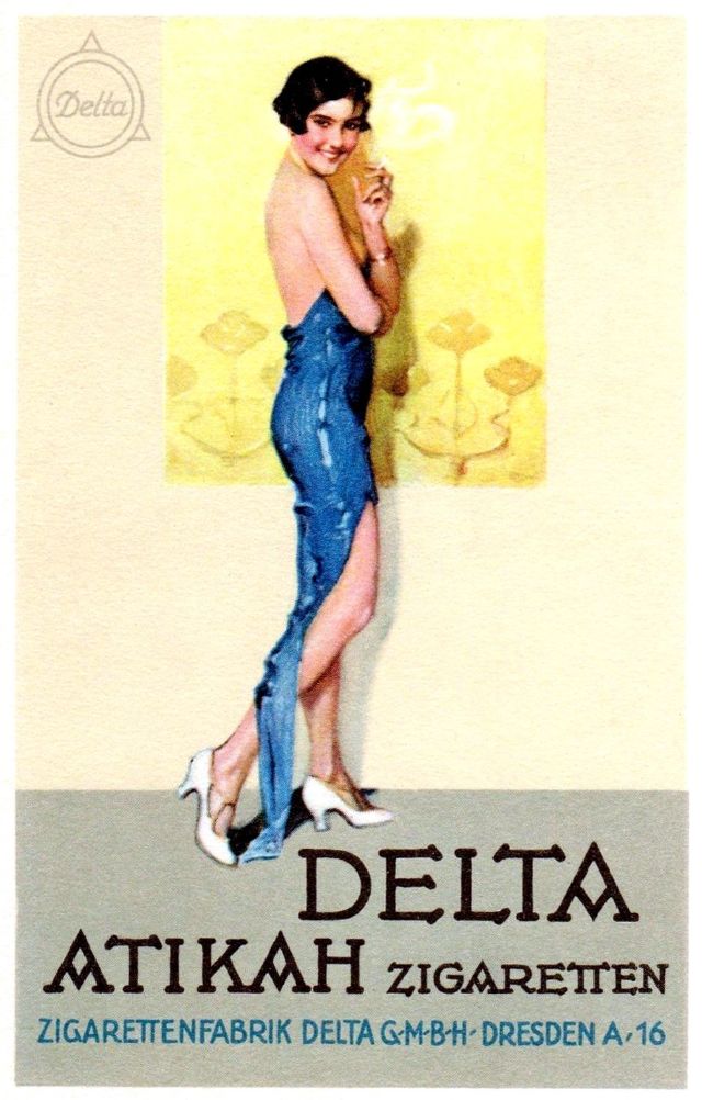 #8 Delta Atikah Zigaretten, Dresden, 1920