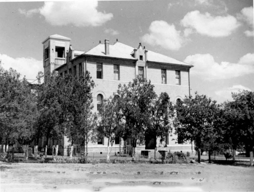 #28 The 1904 Frio County Courthouse has been altered in 1937and 1950.