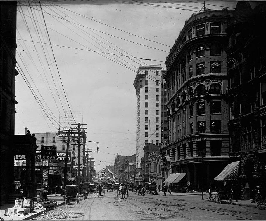 #4 Commercial District, Dallas, Texas,1908