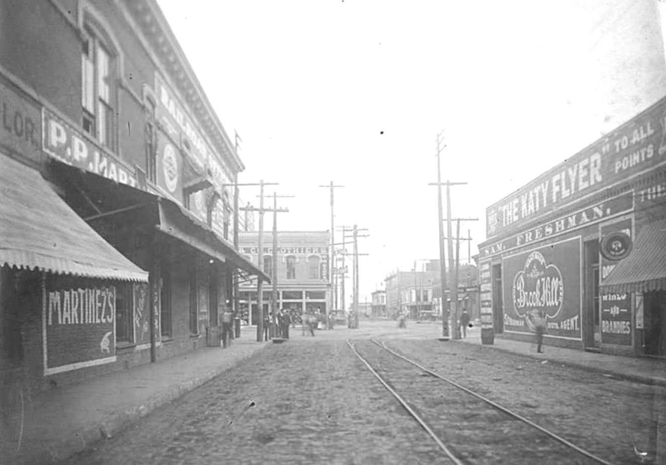 #58 Lamar Street, looking south from Pacific Avenue, 1902