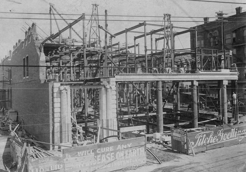#6 The Wilson Building Under Construction, 1902