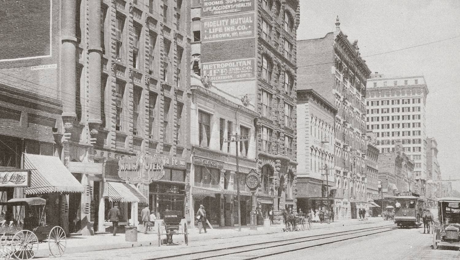 #76 Main Street’s Varied Modes of Transport, 1909