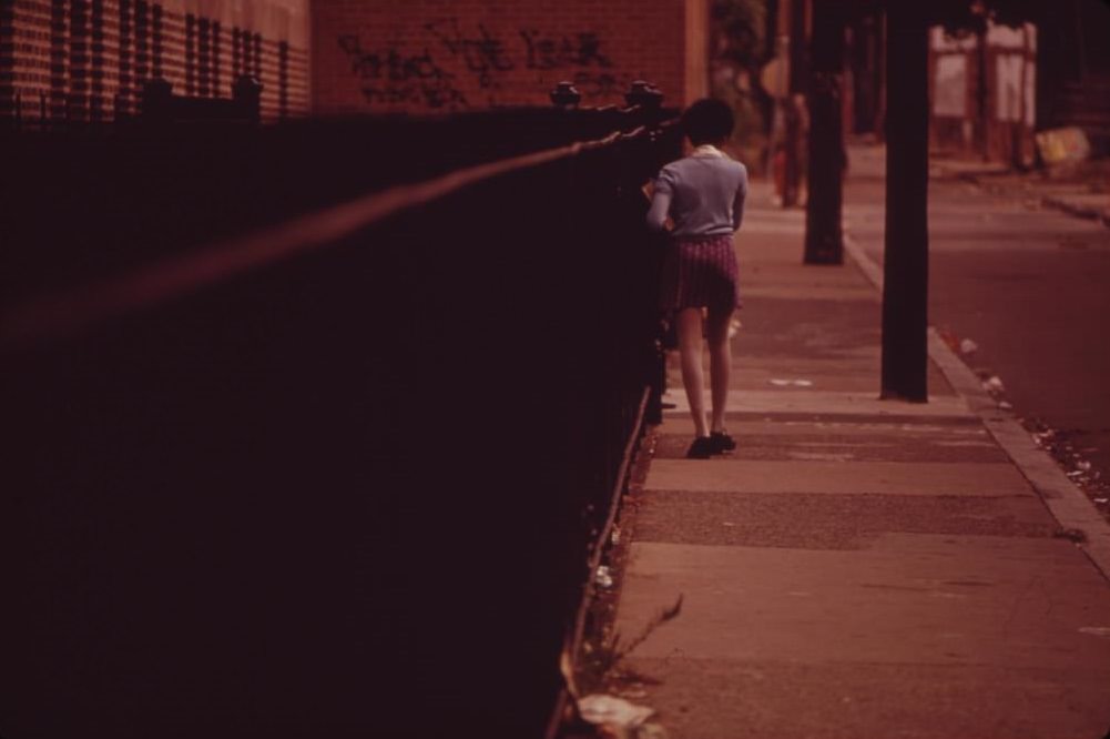 #33 School Girl On Street In North Philadelphia, August 1973