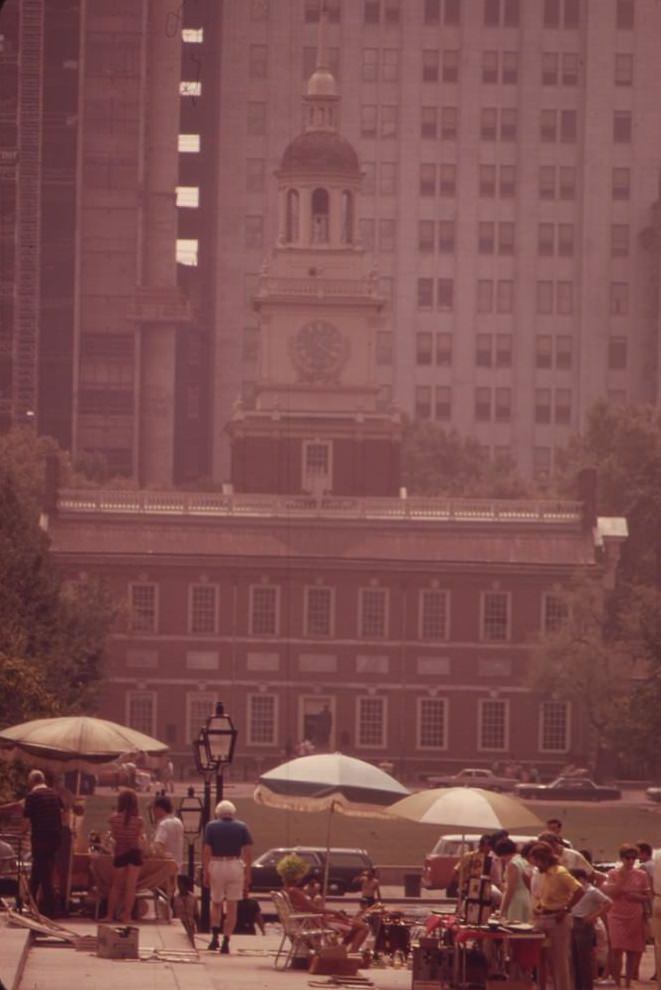 #82 Sunday Morning Flea-market In Independence Square In The Center City Area, August 1973