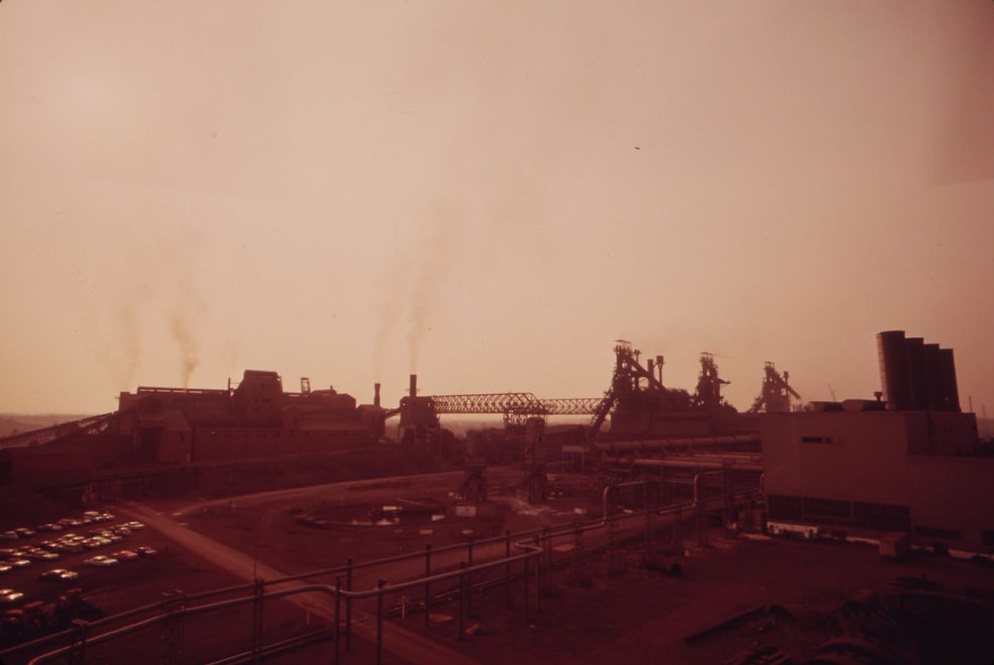 #89 U.S. Steel Fairless Works On The Delaware River, August 1973