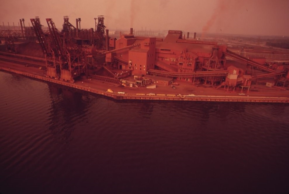 #90 U.S. Steel Fairless Works On The Delaware River, August 1973