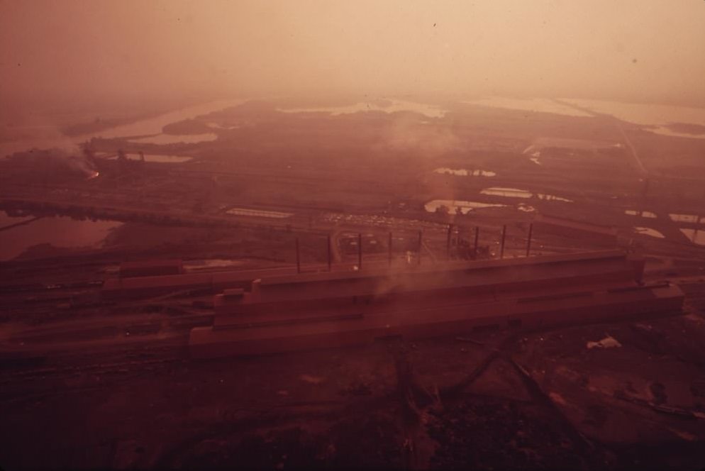 #91 U.S. Steel Fairless Works On The Delaware River, August 1973