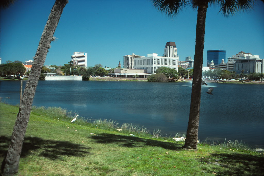 #26 St Petersburg Skyline from Mirror Lake, Florida, 1993