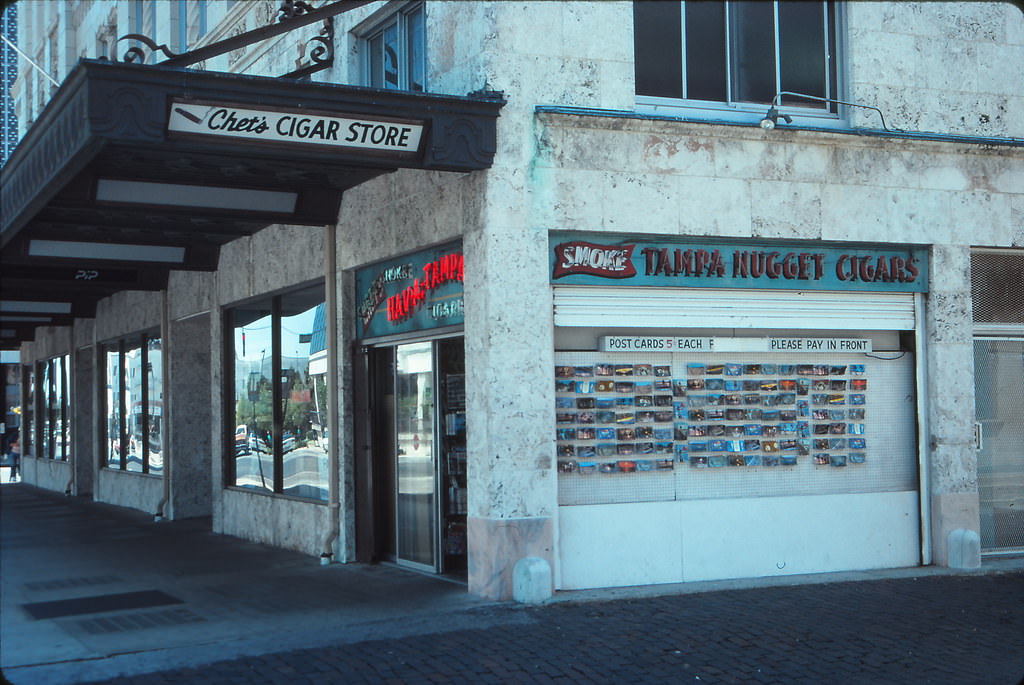 #8 Chet’s Cigar Store, 4th Street at Central, St Petersburg, Florida, 1993