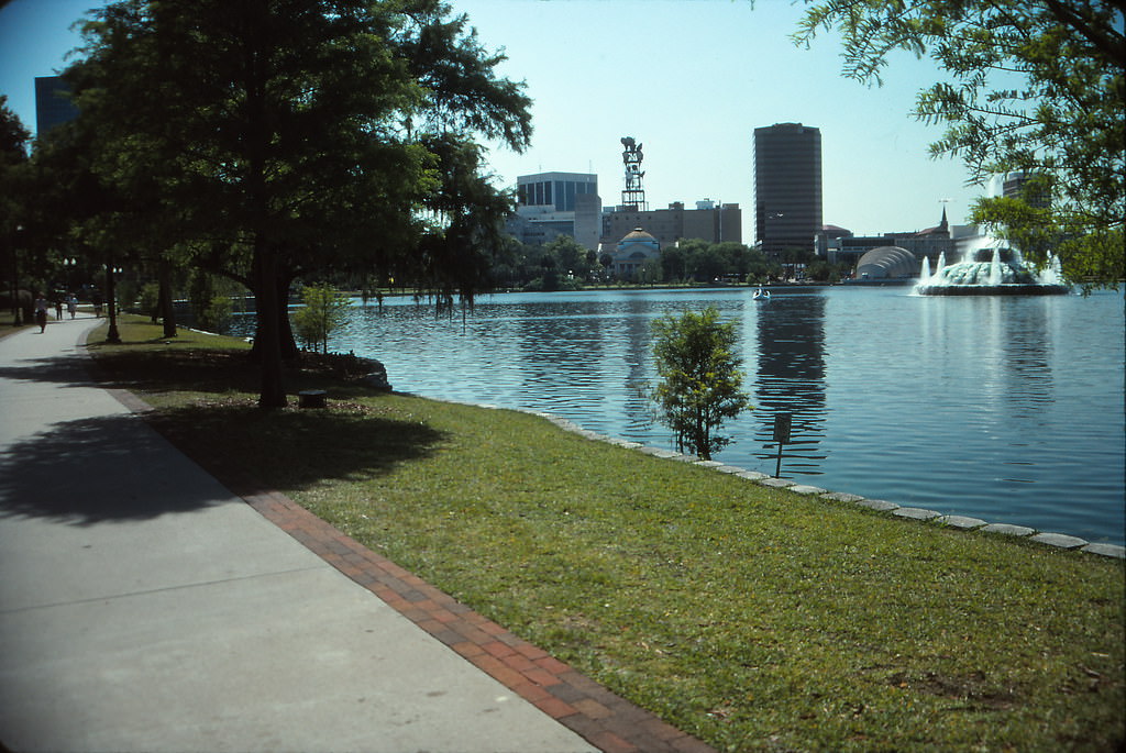 #12 Along Lake Eola, Orlando, Florida, 1990s