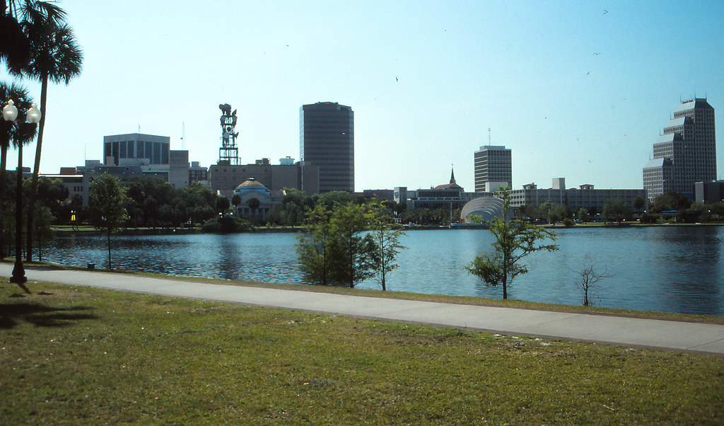 #13 Orlando Skyline from Lake Eola, Florida, 1990s