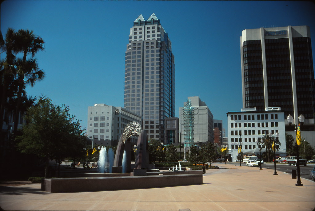 #14 SunTrust Center & Citrus Center Buildings, downtown Orlando, Florida, 1990s