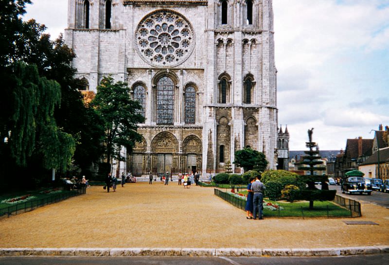 #13 Chartres Cathedral (Cathédrale Notre-Dame de Chartres), Cannes, 1956