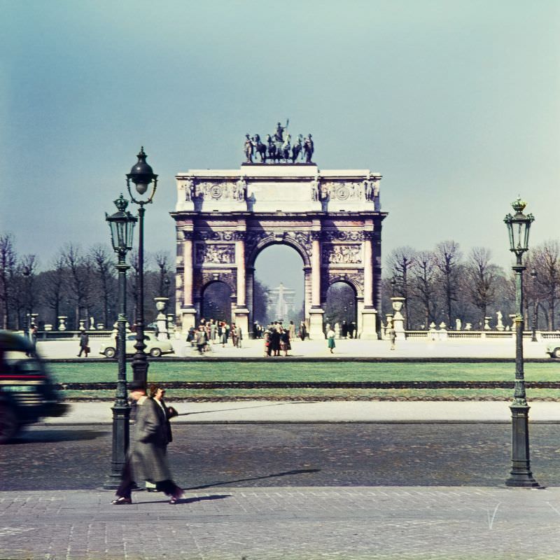 #46 Arc de Triomphe du Carrousel, Paris, 1950s