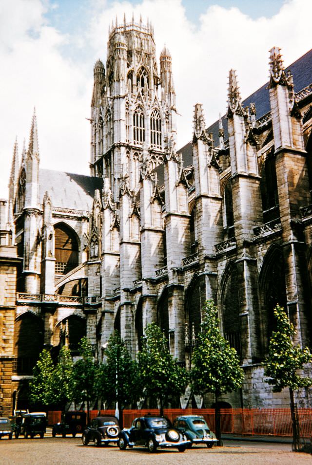 #77 Crossing Tower of the Church of St. Ouen, Rouen, 1956