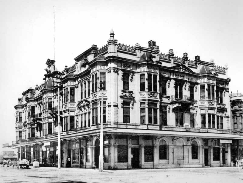 #14 Hughes Block Fresno California, 1890