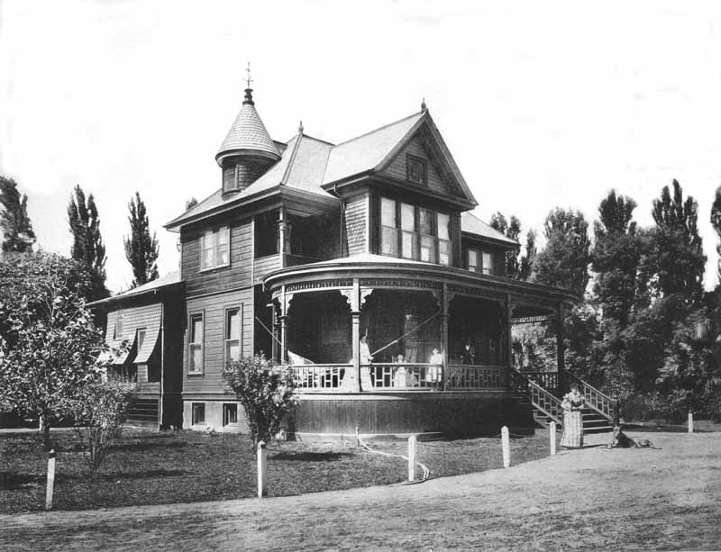 #15 Residence of Colonel William Forsyth Fresno County California, 1890