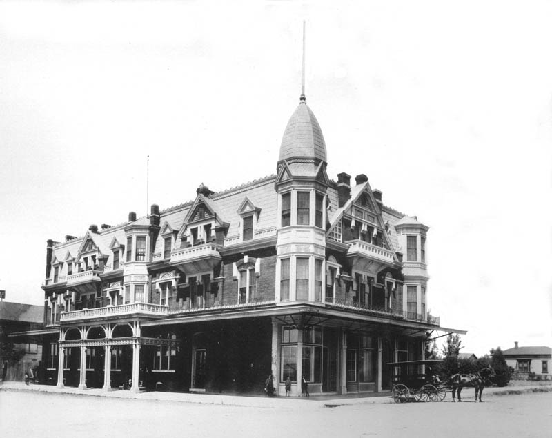 #13 Hotel Pleasanton Fresno California, 1890
