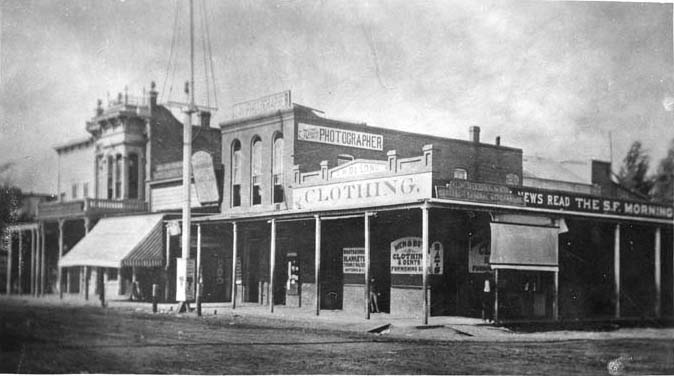 #47 De Long Corner I and Mariposa streets, Fresno, California, 1890