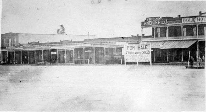 #51 H Street north from Tulare Street, Fresno, California 1894