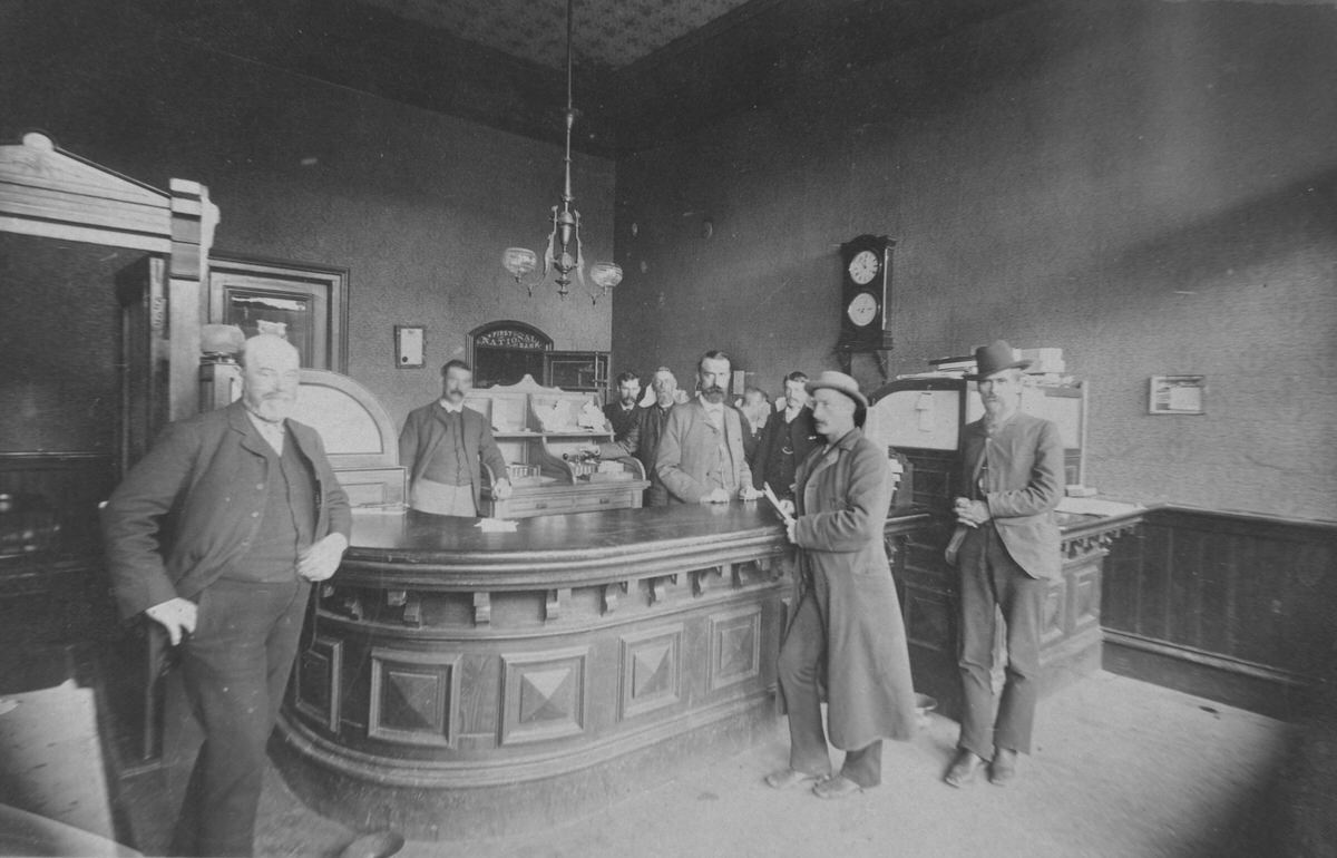 #55 Interior First National Bank, 1890