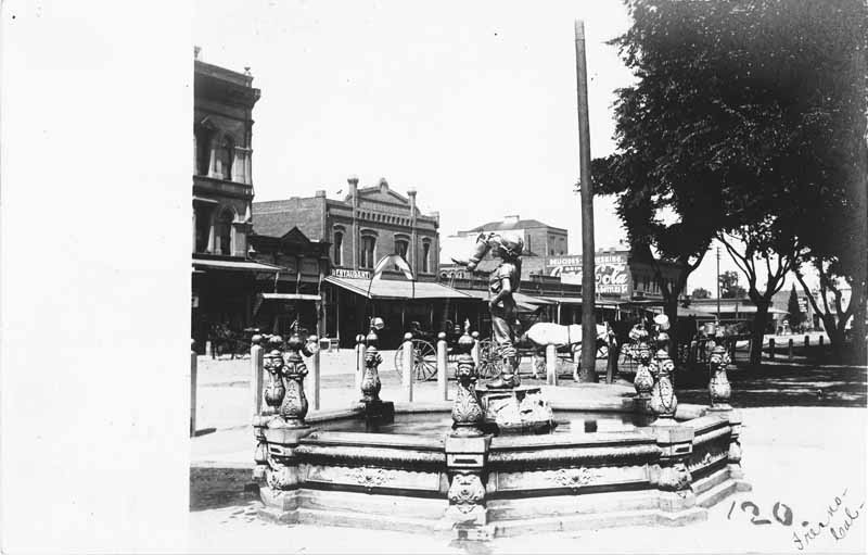 #5 Boy with the Leaking Boot Fountain Fresno California, 1890