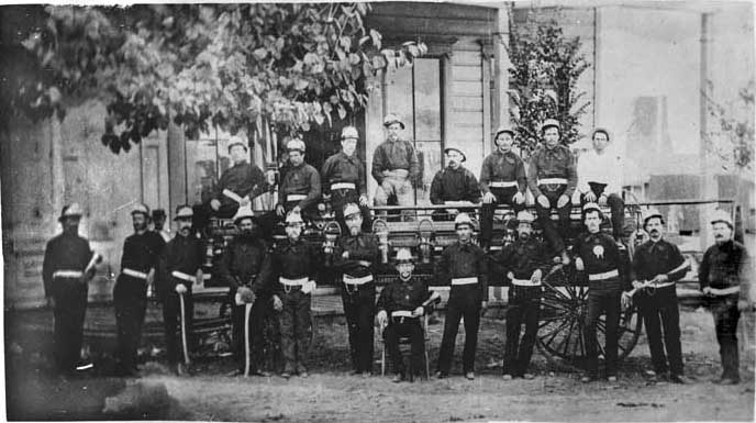 #60 Fresno Fire Company, Fresno, California, 1890