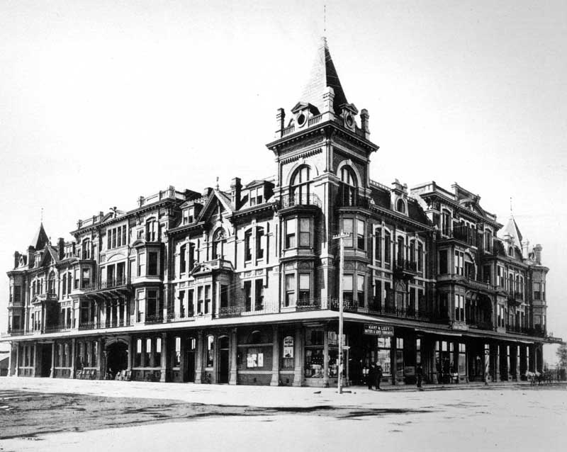 #8 Hughes Hotel Fresno California, 1890