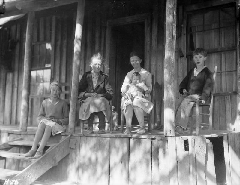 #14 Family group on farm near Andersonville, Tennessee.